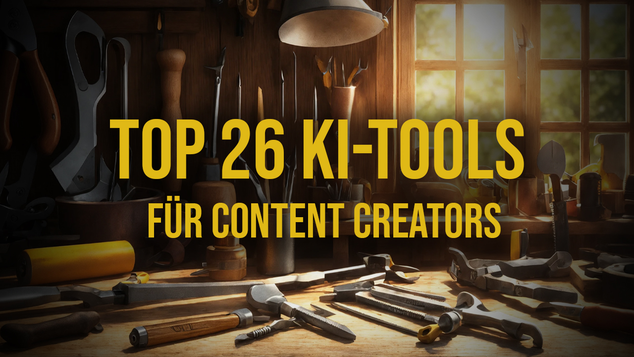 Top 26 KI-Tools für Content Creator